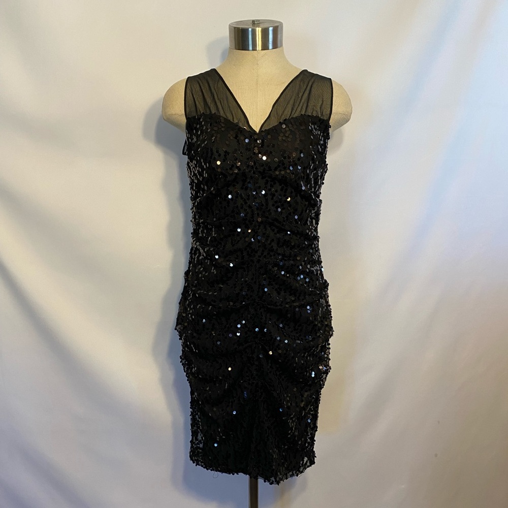 Rubber Ducky black sequin dress